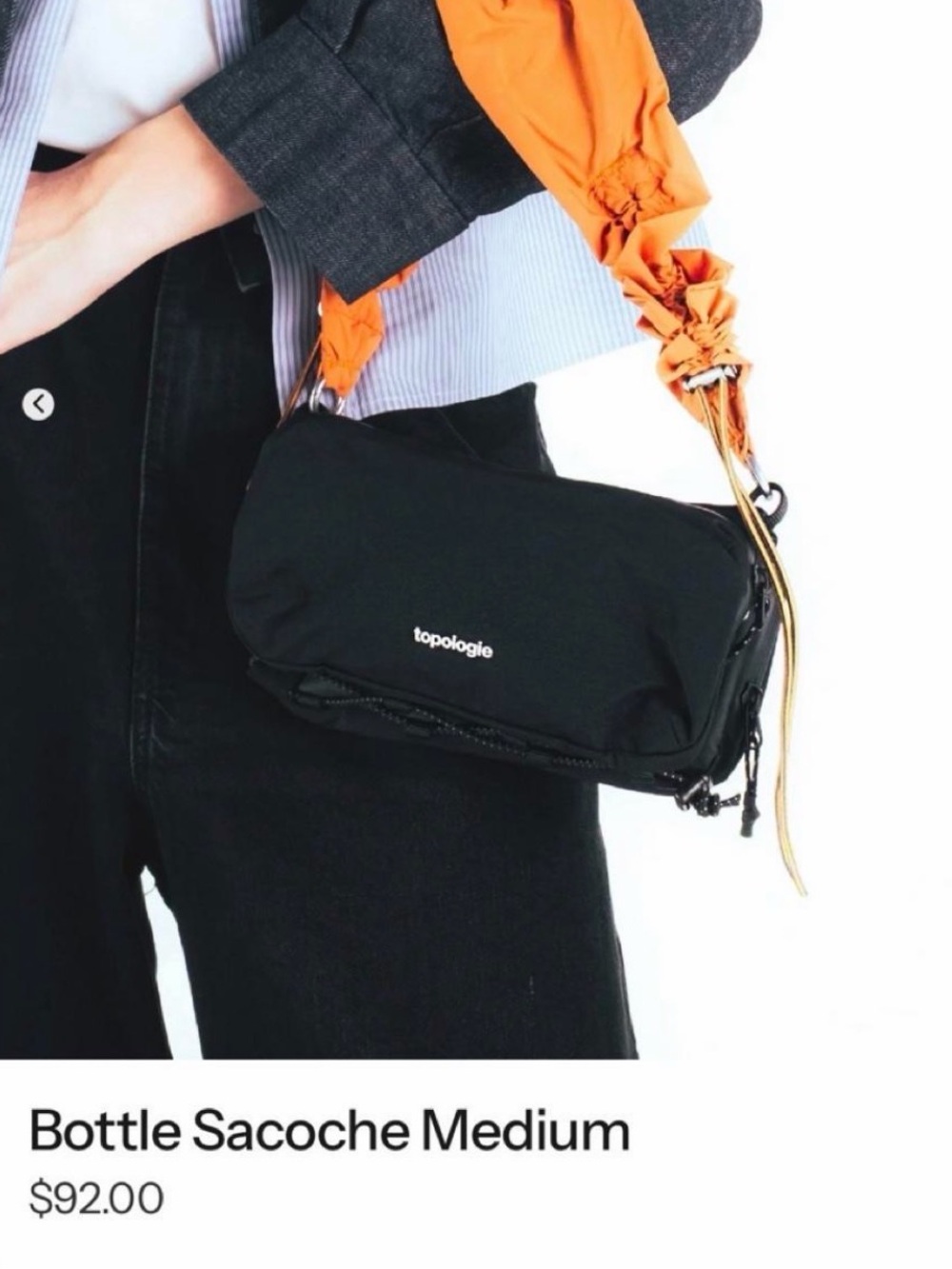 Topologie Bottle Sacoche Medium - Black